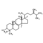 CAS 登录号：65982-33-4， 4,4-二甲基麦角甾-8,24(28)-二烯-3-醇