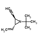 CAS#: 65983-80-4, (2R,3R)-2-Ethynyl-1-(2-methyl-2-propanyl)-3-vinylaziridine