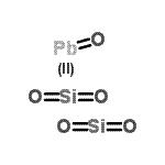 CAS 登录号：65997-18-4， 二氧代硅烷-氧代-lambda<sup>2</sup>-铅	(2:1)