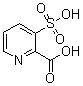 CAS 登录号：6602-52-4， 3-磺基-2-吡啶羧酸