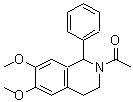 CAS 登录号：66040-34-4， 1-(6,7-二甲氧基-1-苯基-3,4-二氢-2(1H)-异喹啉基)乙酮