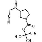 CAS 登录号：660406-89-3， 2-甲基-2-丙基3-(氰基乙酰基)-1-吡咯烷羧酸酯