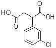 CAS 登录号：66041-28-9， 2-(3-氯苯基)琥珀酸