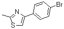CAS#: 66047-74-3, 4-(4-Bromophenyl)-2-Methyl-Thiazole