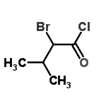 CAS#: 66067-58-1, 2-Bromo-3-methylbutanoyl chloride