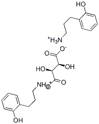 CAS 登录号：66068-90-4， (S)-二[[[2-(羟基苯基)-1-甲基]乙基]铵][R-(R*,R*)]-酒石酸盐