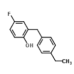 CAS#: 660842-04-6, 2-(4-Ethylbenzyl)-4-fluorophenol