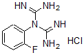 CAS 登录号：66088-51-5， 1-(2-氟苯基)双胍盐酸盐