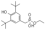 CAS#: 66165-37-5, P-[[3,5-Bis(1,1-Dimethylethyl)-4-Hydroxyphenyl]Methyl]-Phosphonic acid Monoethyl Ester