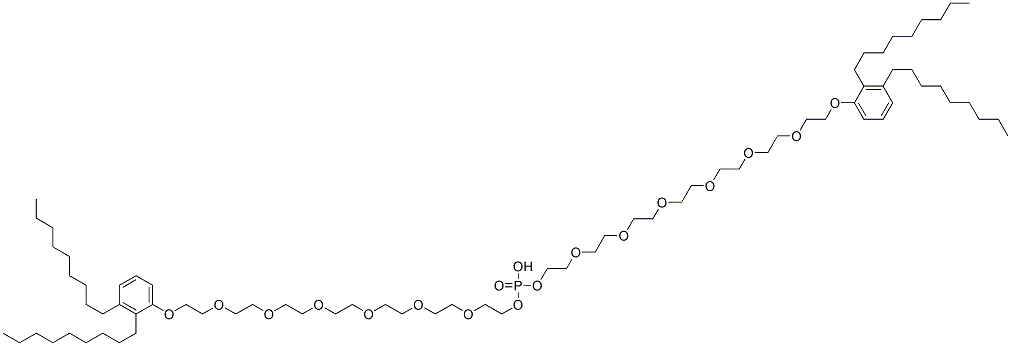CAS#: 66172-83-6, Bis[20-(Dinonylphenoxy)-3,6,9,12,15,18-Hexaoxaicosyl] Hydrogen Phosphate
