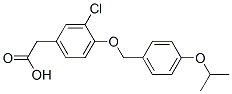 CAS#: 6622-23-7, 2-[3-Chloro-4-[(4-Propan-2-Yloxyphenyl)Methoxy]Phenyl]Acetic Acid
