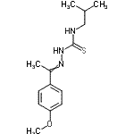 CAS#: 6622-89-5, N-Isobutyl-2-[1-(4-Methoxyphenyl)Ethylidene]Hydrazinecarbothioamide