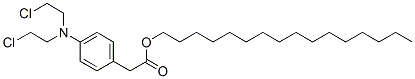 CAS 登录号：66232-29-9， 2-[4-[二(2-氯乙基)氨基]苯基]乙酸十六烷基酯