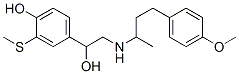 CAS#: 66264-72-0, 4-Hydroxy-alpha-[[[3-(4-Methoxyphenyl)-1-Methylpropyl]Amino]Methyl]-3-(Methylthio)Benzyl Alcohol