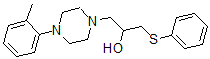 CAS#: 66307-35-5, alpha-[(Phenylthio)Methyl]-4-(o-Tolyl)-1-Piperazineethanol