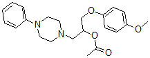 CAS#: 66307-60-6, alpha-[(4-Methoxyphenoxy)Methyl]-4-Phenyl-1-Piperazineethanol Acetate