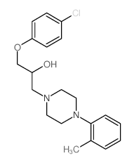 CAS#: 66307-61-7, alpha-[(4-Chlorophenoxy)Methyl]-4-(O-Tolyl)-1-Piperazineethanol