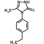 CAS#: 663181-79-1, 4-(4-Ethylphenyl)-5-methyl-4H-1,2,4-triazole-3-thiol