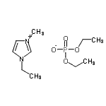 CAS 登录号：663199-29-9， 二乙基磷酸酯;1-乙基-3-甲基-咪唑-3-鎓