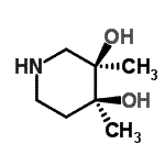 CAS#: 663605-18-3, (3R,4S)-3,4-Dimethyl-3,4-piperidinediol