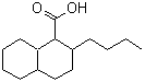 CAS#: 663622-00-2, 2-Butyldecahydro-1-naphthalenecarboxylic acid