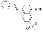 CAS 登录号：66375-40-4， 4-(苯基偶氮)-7-磺酸基萘-1-重氮