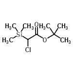 CAS#: 66406-43-7, 2-Methyl-2-propanyl chloro(trimethylsilyl)acetate