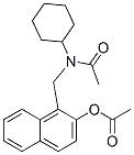 CAS#: 6642-11-1, [1-[(Acetyl-Cyclohexyl-Amino)Methyl]Naphthalen-2-Yl] Acetate
