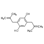CAS#: 664324-51-0, 2,5-Bis(2-methyl-2-propen-1-yl)-1,4-benzenediol