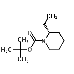 CAS#: 664364-76-5, 2-Methyl-2-propanyl (2R)-2-ethyl-1-piperidinecarboxylate