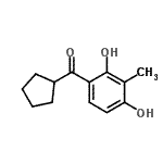 CAS#: 664376-57-2, Cyclopentyl(2,4-dihydroxy-3-methylphenyl)methanone