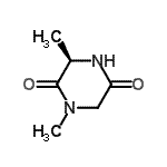 CAS#: 66445-41-8, (3R)-1,3-Dimethyl-2,5-piperazinedione