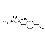 CAS#: 664986-36-1, (1E)-3-(4-Ethylphenyl)-N-methoxy-2,2-dimethyl-1-propanimine