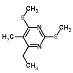 CAS 登录号：665008-54-8， 4-乙基-5-甲基-2,6-二(甲硫基)嘧啶