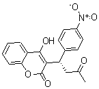 CAS 登录号：66556-78-3， 4-羟基-3-[(1S)-1-(4-硝基苯基)-3-氧代丁基]-2H-1-苯并吡喃-2-酮