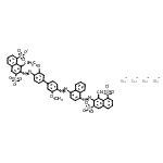 CAS#: 6656-08-2, Tetrasodium 8-Hydroxy-7-{[4-({4'-[(1-Hydroxy-3,8-Disulfonato-2-Naphthyl)Diazenyl]-3,3'-Dimethoxy-4-Biphenylyl}Diazenyl)-1-Naphthyl]Diazenyl}-1,6-Naphthalenedisulfonate