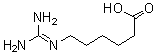 CAS 登录号：6659-35-4， 6-[(氨基亚胺甲基)氨基]-己酸
