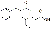 CAS 登录号:66594-71-6, 1-苄基-5-乙基-1,2,5,6-四氢-2-氧代-4-吡啶乙酸