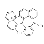 CAS#: 66595-87-7, 1,1'-[(2-Methoxyphenyl)methylene]di(2-naphthol)
