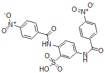 CAS#: 6661-57-0, 2,5-Bis[(4-Nitrobenzoyl)Amino]-Benzenesulfonic Acid