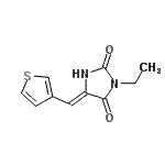 CAS#: 666212-07-3, (5Z)-3-Ethyl-5-(3-thienylmethylene)-2,4-imidazolidinedione