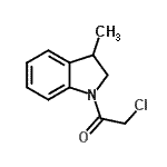 CAS#: 66624-44-0, 2-Chloro-1-(3-methyl-2,3-dihydro-1H-indol-1-yl)ethanone