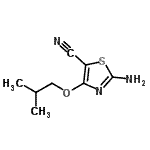 CAS#: 666257-92-7, 2-Amino-4-isobutoxy-1,3-thiazole-5-carbonitrile