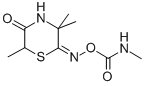 CAS#: 66637-26-1, 3,3,6-Trimethyl-2,5-Thiomorpholinedione 2-(O-((Methylamino)Carbonyl )Oxime)