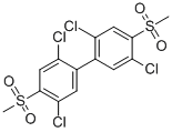CAS 登录号：66640-68-4， 4,4'-二(甲基磺酰基)-2,2',5,5'-四氯联苯