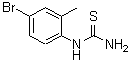 CAS 登录号：66644-79-9， 1-(4-溴-2-甲基苯基)硫脲