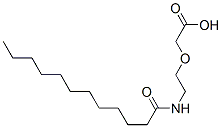 CAS 登录号：66653-99-4， [2-[(1-氧代十二烷基)氨基]乙氧基]乙酸