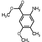 CAS 登录号：666735-14-4， 甲基2-氨基-5-甲氧基-4-甲基苯甲酸酯