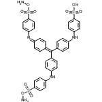 CAS 登录号：66687-07-8， 4-[(4-{[4-({4-[(氨基氧基)磺酰基]苯基}氨基)苯基][4-({4-[(氨基氧基)磺酰基]苯基}亚氨基)-2,5-环己二烯-1-亚基]甲基}苯基)氨基]苯磺酸