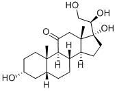 CAS 登录号：667-66-3， (3R,5R,8S,9S,10S,13S,14S,17R)-17-[(1R)-1,2-二羟基乙基]-3,17-二羟基-10,13-二甲基-2,3,4,5,6,7,8,9,12,14,15,16-十二氢-1H-环戊并[a]菲-11-酮